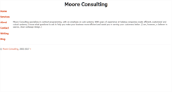 Desktop Screenshot of mooreds.com