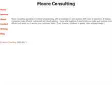 Tablet Screenshot of mooreds.com